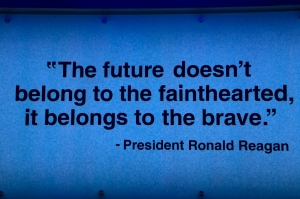 President Ronald Reagen's Quote on Bravery