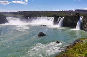 Godafoss (Waterfall of the Gods) in North Iceland