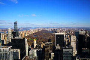 View of Central Park from "Top of the Rock"