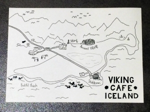 Viking Cafe Map of Area