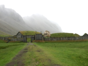 Approach to Viking Movie Set