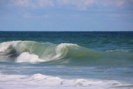 Ocean Wave Curl at Sebastian Beach, Florida