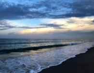 Sunset at Melbourne Beach, Florida